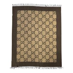 Gucci Monogram Wool & Cashmere Blanket